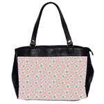 Pink Spring Blossom Oversize Office Handbag (2 Sides)