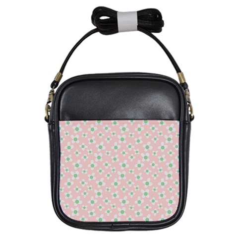 Pink Spring Blossom Girls Sling Bag from ArtsNow.com Front