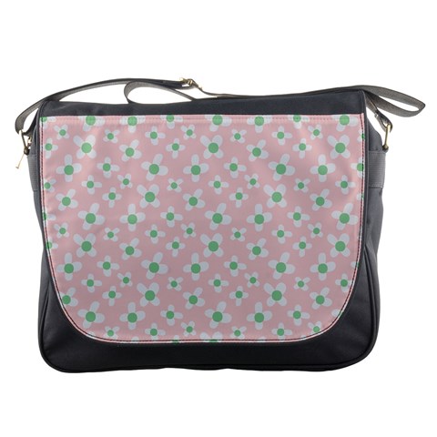 Pink Spring Blossom Messenger Bag from ArtsNow.com Front