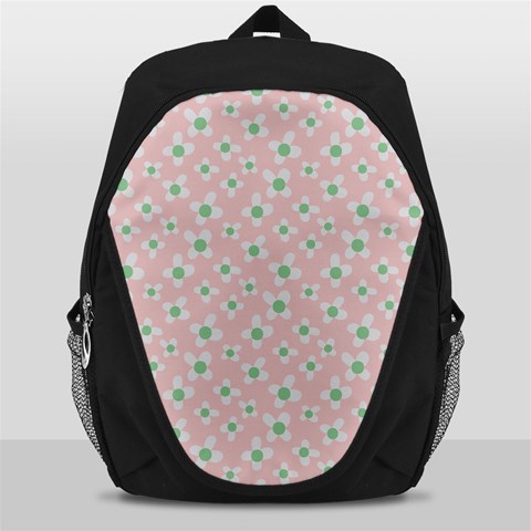 Pink Spring Blossom Backpack Bag from ArtsNow.com Front