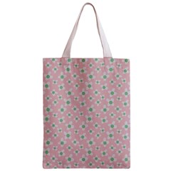 Pink Spring Blossom Zipper Classic Tote Bag from ArtsNow.com Front