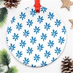 Little Blue Daisies  Ornament (Round)