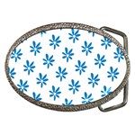 Little Blue Daisies  Belt Buckle