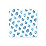 Little Blue Daisies  Magnet (Square)