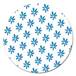 Little Blue Daisies  Magnet 5  (Round)