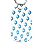 Little Blue Daisies  Dog Tag (One Side)