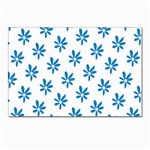 Little Blue Daisies  Postcard 4 x 6  (Pkg of 10)