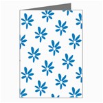 Little Blue Daisies  Greeting Card