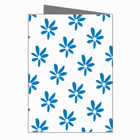 Little Blue Daisies  Greeting Card from ArtsNow.com Right