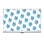 Little Blue Daisies  Business Card Holder