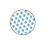 Little Blue Daisies  Hat Clip Ball Marker