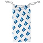 Little Blue Daisies  Jewelry Bag