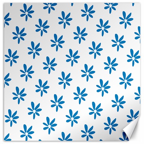 Little Blue Daisies  Canvas 20  x 20  from ArtsNow.com 19 x19.27  Canvas - 1