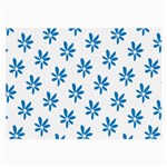 Little Blue Daisies  Large Glasses Cloth (2 Sides)