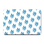 Little Blue Daisies  Small Doormat