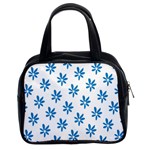 Little Blue Daisies  Classic Handbag (Two Sides)