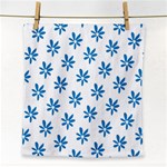 Little Blue Daisies  Face Towel