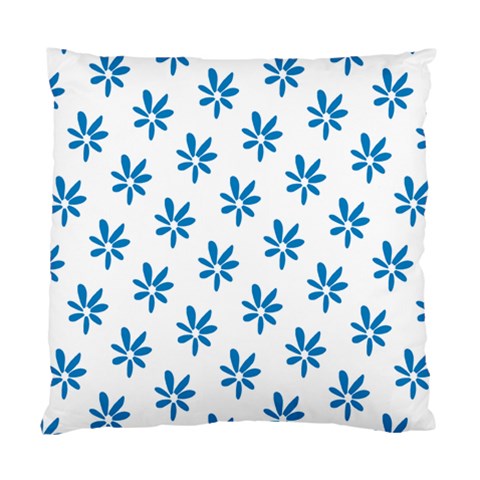 Little Blue Daisies  Standard Cushion Case (Two Sides) from ArtsNow.com Back