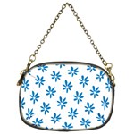 Little Blue Daisies  Chain Purse (Two Sides)