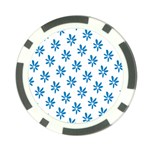 Little Blue Daisies  Poker Chip Card Guard (10 pack)