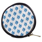 Little Blue Daisies  Mini Makeup Bag