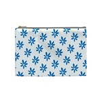 Little Blue Daisies  Cosmetic Bag (Medium)