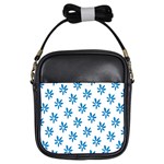 Little Blue Daisies  Girls Sling Bag