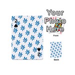 Little Blue Daisies  Playing Cards 54 Designs (Mini)