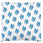 Little Blue Daisies  Large Cushion Case (One Side)