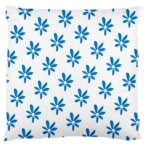 Little Blue Daisies  Large Cushion Case (Two Sides) from ArtsNow.com Front