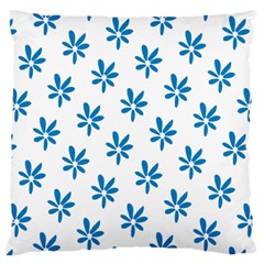 Little Blue Daisies  Large Cushion Case (Two Sides) from ArtsNow.com Front