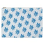 Little Blue Daisies  Cosmetic Bag (XXL)