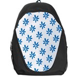 Little Blue Daisies  Backpack Bag