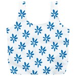 Little Blue Daisies  Full Print Recycle Bag (XL)