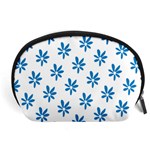 Little Blue Daisies  Accessory Pouch (Large)