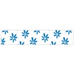 Little Blue Daisies  Small Flano Scarf