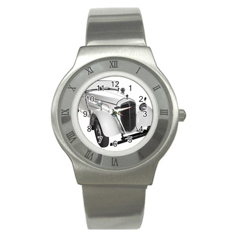 Car Stainless Steel Watch from ArtsNow.com Front