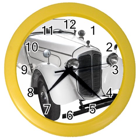 Car Color Wall Clock from ArtsNow.com Front