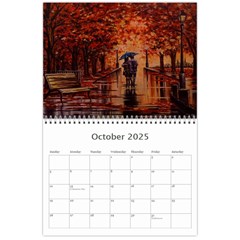 Calendar 2025 Wall Calendar 11 x 8.5 (12 Oct 2025