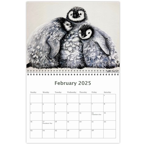 Calendar 2025 Wall Calendar 11 x 8.5 (12 Jan 2025