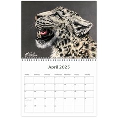 Calendar 2025 Wall Calendar 11 x 8.5 (12 Apr 2025