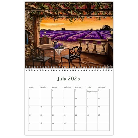 Calendar 2025 Wall Calendar 11 x 8.5 (12 Month