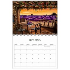 Calendar 2025 Wall Calendar 11 x 8.5 (12 Jul 2025