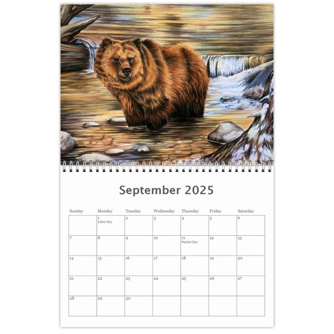 Calendar 2025 Wall Calendar 11 x 8.5 (12 Month