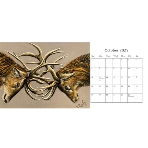 Desk Calendar 11 x 5 from ArtsNow.com Oct 2025