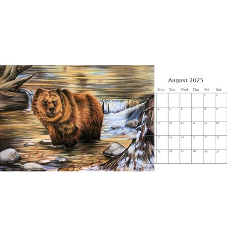 Desk Calendar 11 x 5 from ArtsNow.com Aug 2025