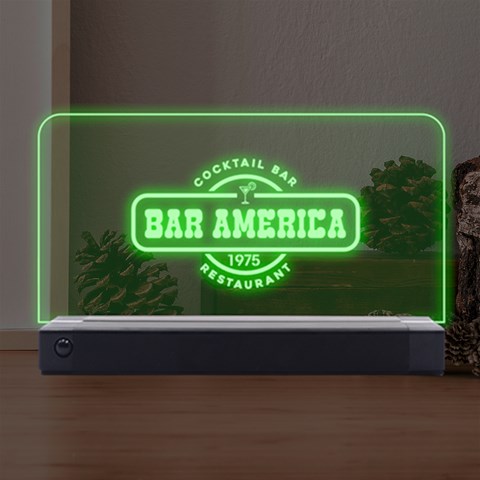 Personalized LED Sign LED Acrylic Message Display from ArtsNow.com Front