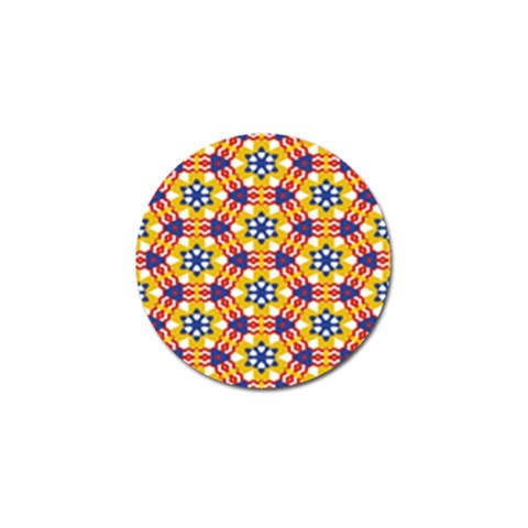 Wavey shapes pattern                                                              Golf Ball Marker (4 pack) from ArtsNow.com Front