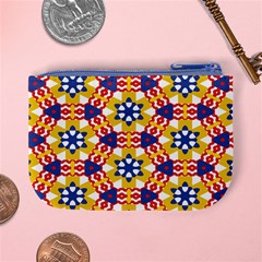 Wavey shapes pattern                                                             Mini Coin Purse from ArtsNow.com Back