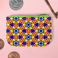 Wavey shapes pattern                                                             Mini Coin Purse from ArtsNow.com Back